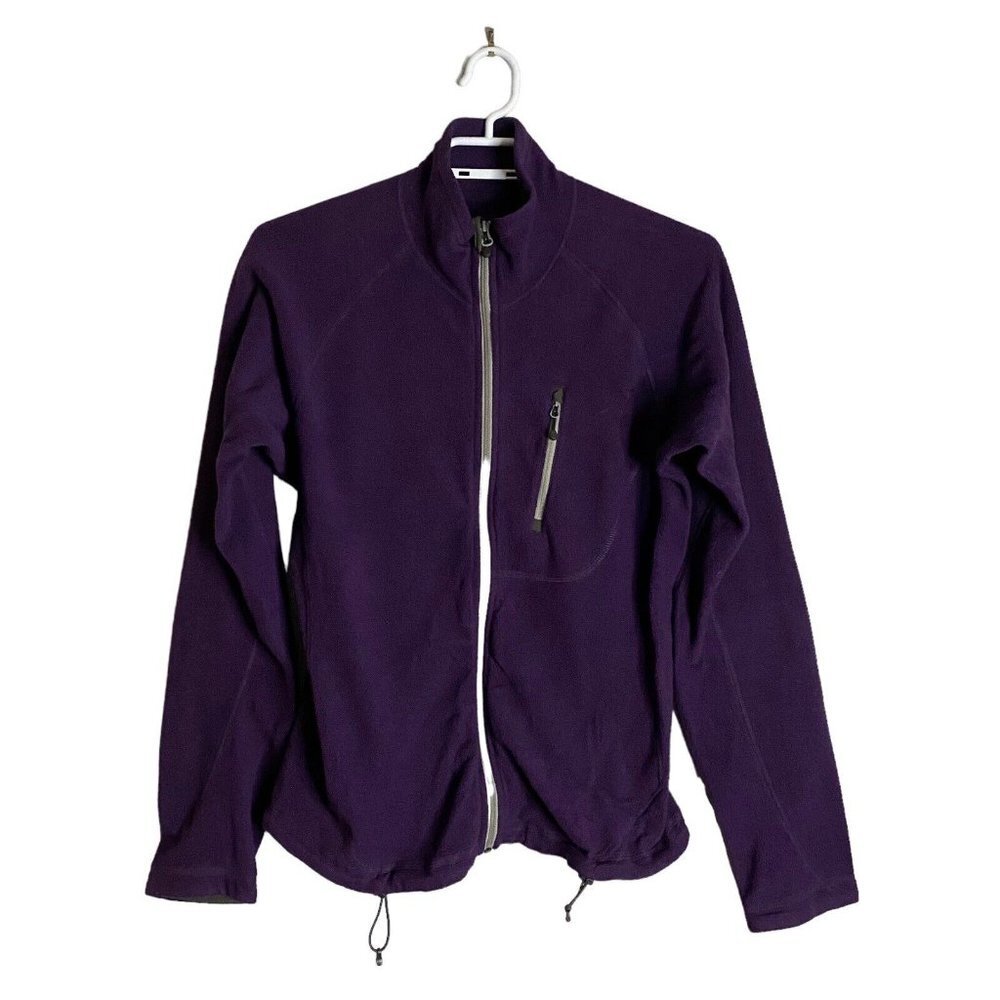MEC Women's Purple Fleece Full Zip Performance Wear Jacket
